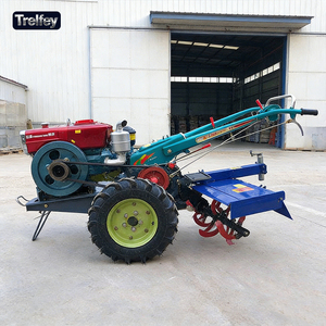 Professioneller 18 PS Einzylinder-Einachsschlepper mit Bodenfräse für Obstgärten, Weinberge und Gewächshäuser - Product Image 1