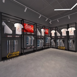 Espositori per <span class=keywords><strong>Abbigliamento</strong></span> <span class=keywords><strong>Sportivo</strong></span> Personalizzabili in Vendita, Rastrelliera Autoportante a Griglia per <span class=keywords><strong>Negozi</strong></span> <span class=keywords><strong>di</strong></span> Articoli Sportivi - Product Image 1