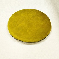 Coussin lombaire et coussin de siège en mousse à mémoire de forme, forme ronde, style simple, avec logo personnalisé, solide, non toxique, portable, pour siège de voiture, exportation