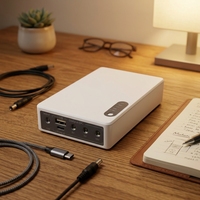 NIUNIU DC Tipe-C Multi Output 5V/9V/12V 2A Kapasitas Besar 20000mah Baterai Lithium Mini UPS untuk Router WiFi dan Kamera