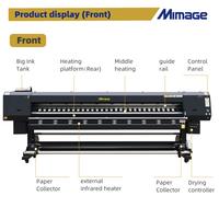 Modelo de actualización Mimage 3,2 M 10.5ft Impresora ecológica solvente de gran formato Lona para exteriores Banner SAV Car Sticker Plotter