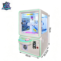 Machine à pinces à monnayeur mini LED pour la distribution de cadeaux, jeu d'arcade de compétences pour centres commerciaux, enfants et adultes
