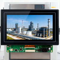 Kundenspezifisches Industrielles STN TFT LCD Display-Modul Resistiver Touchscreen Angepasste PCB HMI-Panels 800x480 Auflösung 800-1500 Nits 7 Zoll Breit