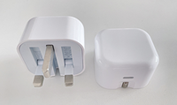 Adaptor dinding pengisi daya Cepat 20W USB A + C, adaptor dinding PD 20W 5V/1A 5V/2,4 A UNTUK iPhone 11 & Laptop colokan UK