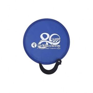 Abanico de Mano Plegable Redondo de Poliéster con Impresión Personalizada, Precio de Fábrica, Promoción de Verano - Product Image 3