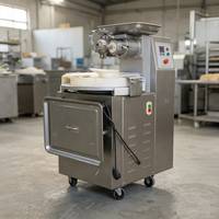 Machine automatique à fabriquer des boulettes de pâte pour restaurant, avec moteur, en acier inoxydable de qualité alimentaire, capacité de 30 pièces/minute