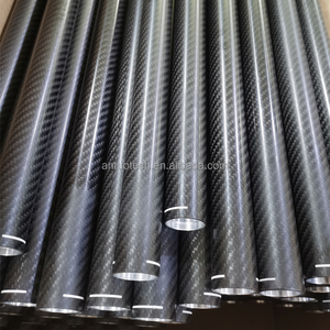 Poteaux de tubes en fibre de carbone mat sergé 3k de haute qualité avec fabricant de fils mâles et femelles - Product Image 1