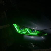 Phare LED automatique adapté à la BMW Série 4 M3 M4 425 430 G22 G23 G26 G80 G82, feux de jour laser Golden Eye