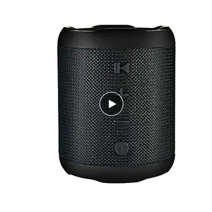 Outdoor Stof Mini Draadloze Kolom Bt Waterdichte Speaker 5W Ondersteuning Tf Fm Usb Aux