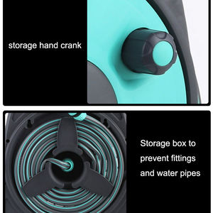 Enrouleur de tuyau d'arrosage <span class=keywords><strong>auto</strong></span>-rétractable portable haute pression pour nettoyage et arrosage - Product Image 6