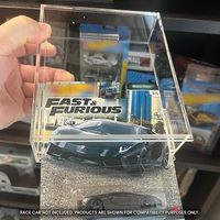 Boîte de présentation en acrylique haute clarté, étui transparent en plexiglas avec fermeture magnétique, modèle personnalisé disponible pour collection de jouets et modèles réduits