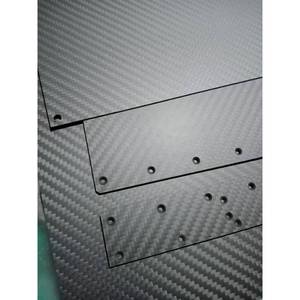 Placa de Fibra de Carbono 3K, Tejido Plano, Soporte para Drones, Material de Fibra de Carbono, Placa de Carbono 3K - Product Image 1