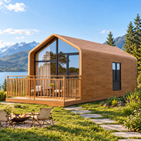 Maisonnette préfabriquée modulaire personnalisable et portable, micro-maison, hôtel, bureau