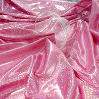 Tissu Brocart 100% Polyester Satiné Brillant Imprimé Soie Métallique Séchage Rapide Anti-UV pour Literie Fille Ignifuge