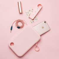 Pochette cosmétique en silicone multicolores avec fermeture éclair, mini-sac réutilisable pour cadeaux