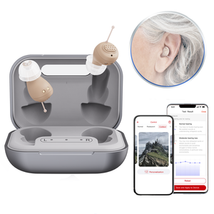 Jinghao vô hình thiết bị trợ thính Bluetooth kỹ thuật số CIC Máy trợ thính có thể sạc lại Bộ khuếch đại thính giác nhà sản xuất - Product Image 1