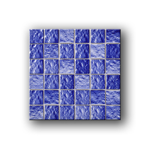 Mosaico Cuadrado de Porcelana Esmaltada Azul Cielo Clásico, Diseño Moderno <span class=keywords><strong>INTERLAN</strong></span> Y48601 para Paredes y Pisos de Baños de Hotel - Product Image 5
