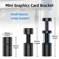 JEYI ARGB GPU Bracket Hard Plastic Anti Sagging Design Adjustable 5kg Heavy Duty Support for Laptop Workstation Desktop Computer