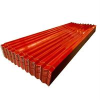 26 Gauge 8 Fuß Vorlackierte Gewellte GI-Farbige Dachbleche