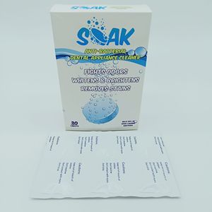 牙科泡腾片消毒义齿清洗片护齿矫正器固定器清洗片 - Product Image 1
