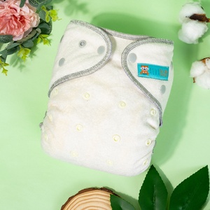 ALVABABY AWJ Bamboo misura pannolino da <span class=keywords><strong>notte</strong></span> riutilizzabile pannolino per bagnanti pesanti con fodera tasca pronta per la nave in magazzino - Product Image 1
