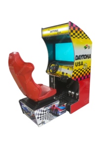 Professional 32-Inch Car Racing Machine Factory Multi Coin-Operated Video <b>Games</b> Metal Construction Car Driving - Product Image 1