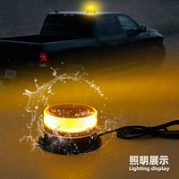 Feux de signalisation d'avertissement ambre à 36 LED, lumière de secours pour véhicule, fixation magnétique sur toit, clignotant rotatif.