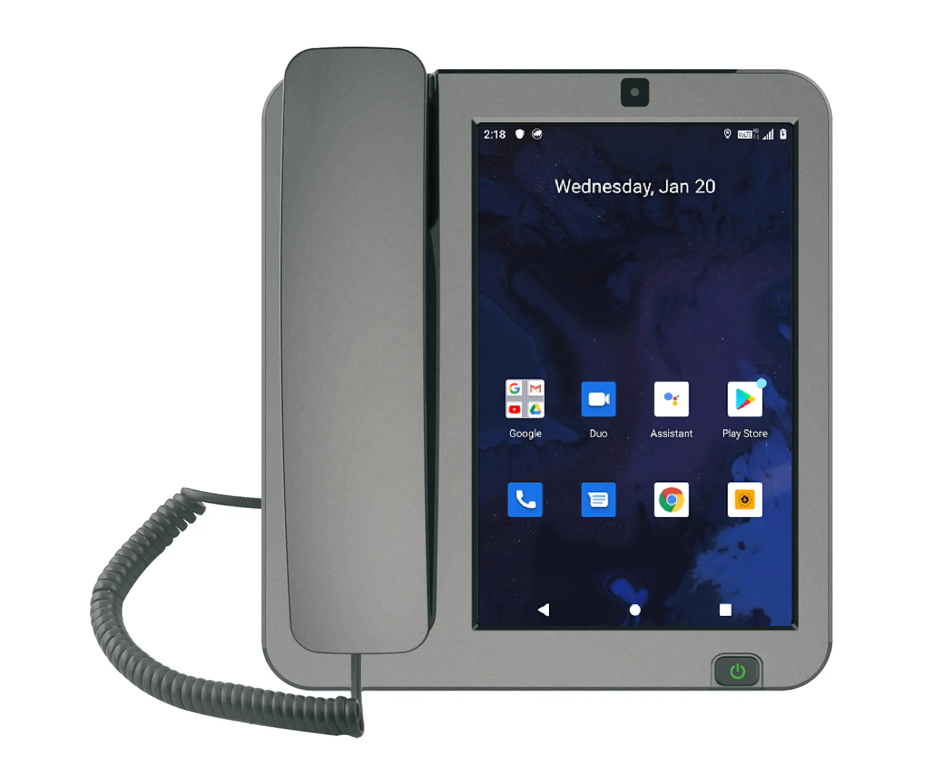 WLAN GSM fixiertes drahtloses Desktop Telefon 8 Zoll Bildschirm Tablet Restaurant Google Android 4G Smart Video schnurloses Telefon
