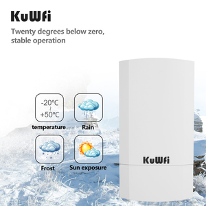 <span class=keywords><strong>OEM</strong></span> ODM KuWFi บริดจ์ไร้สาย 300Mbps ระยะไกล 1 กม. ตัวขยายสัญญาณ WiFi พร้อมจอ LED แสดงผล 2.4G อินเทอร์เน็ตแบบจุดต่อจุด บริดจ์ไร้สาย - Product Image 5
