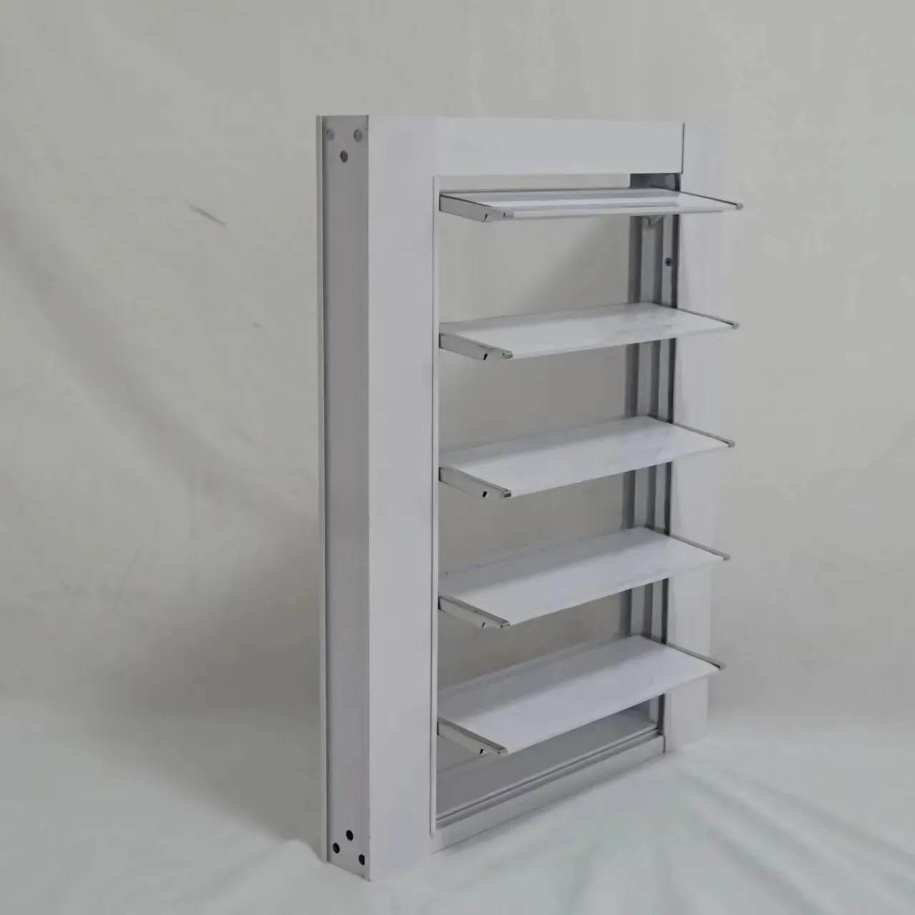 Pelat Louver aluminium kualitas tinggi bingkai Louver