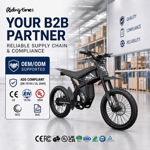 Vélo électrique tout-terrain adulte Ridingtimes GT73 Premium avec cadre en acier carbone, longue autonomie, alimenté par une batterie au lithium, e-MTB - Product Image 2