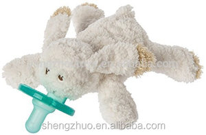 Tétines amovibles pour bébés Tigre Jouets en peluche pour bébés Jouet en peluche pour animaux suspendus avec sucette en silicone - Product Image 5