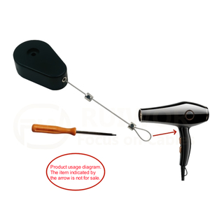 Secador de pelo RUIWOR RW1005, caja de extracción antirrobo, abridor de botellas, cordón de posición de Cable DE SEGURIDAD retráctil - Product Image 1