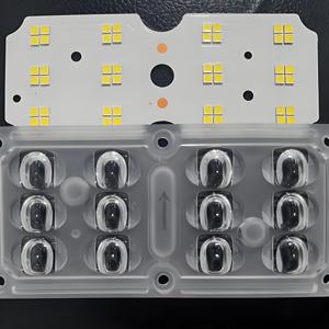Carte de circuit imprimé <span class=keywords><strong>LED</strong></span> SMD 3030 personnalisée pour modules d'éclairage public extérieur de 30W à 45W avec conception de lentille personnalisée - Product Image 1