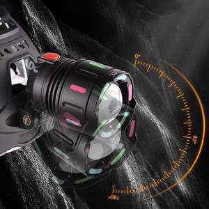 Linterna Frontal LED Recargable Súper Brillante, Linterna de Cabeza con Zoom, Luz de Diadema para Adultos, para Correr, Senderismo y Camping - Product Image 2