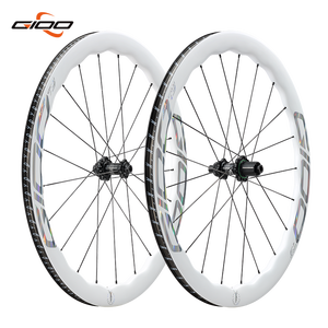 Juego de Ruedas Personalizadas <span class=keywords><strong>GIOO</strong></span> F1 45/58mm con Frenos de Disco Anodizados para Bicicleta de Carretera Urbana, para Ruedas de Bicicleta de Carreras de Carbono 700C - Product Image 4