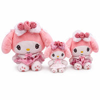 Hochwertige, niedliche My Melody Anime Plüschtiere in verschiedenen Größen, 8 Zoll große Stofftiere, weiche Arcade-Spielzeugfiguren für Geschäfte
