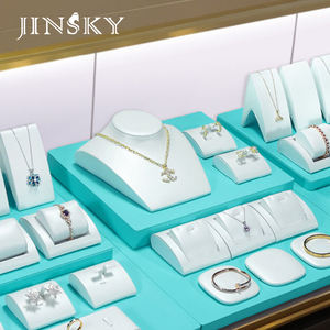 Ensemble de présentoirs à bijoux Jinsky pour la vente en gros, organisateur de comptoir multifonctionnel pour bagues, boucles d'oreilles, colliers, bracelets et montres - Product Image 2
