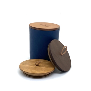 Factory Supply Luxury Custom Wood Candle <b>Lids</b> with Silicon Ring Essential Oil for Glass Candle Jar Home <b>Decor</b> Model - Product Image 3
