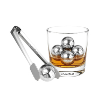 4 pierres réutilisables pour refroidir les boissons, avec pince métallique et étui de rangement, idéales pour pique-niques en plein air, camping, plage, et comme cubes de glace pour le football.