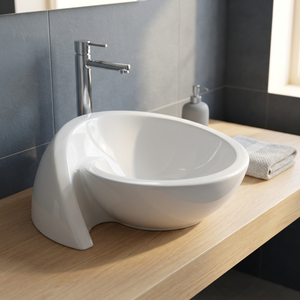 Table en céramique de style européen de qualité exportée, lavabo en forme d'oeil, lavage à la main, évier d'art, articles sanitaires - Product Image 5