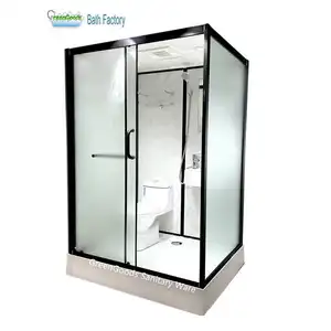 Factory Wholesale Toilets Shower Cabin 5mm Glass Sliding Modern Shower Door Integrated Shower Room