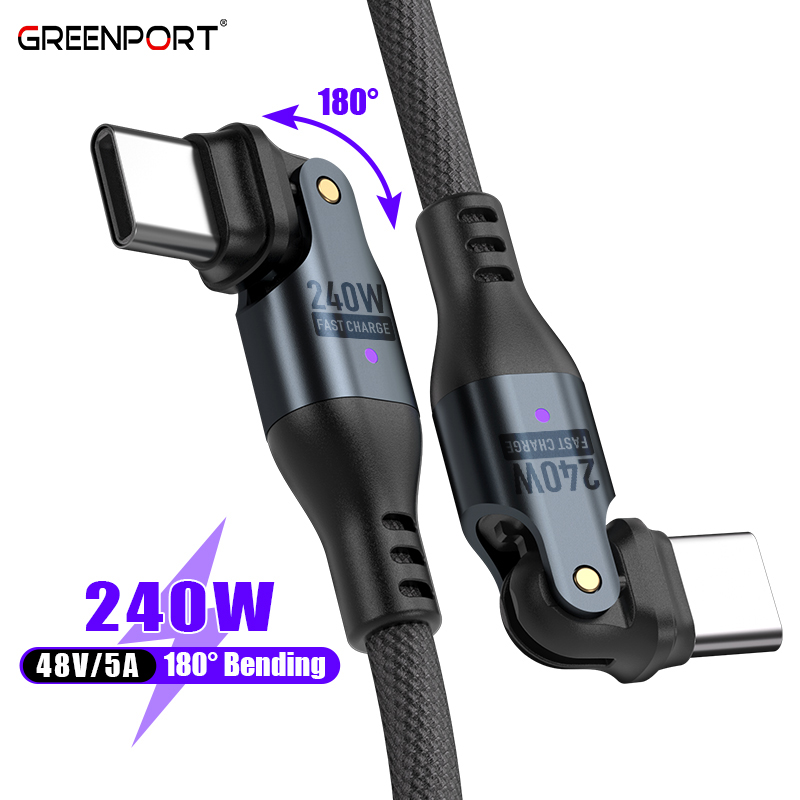 5A/240W | Black | Super Fast Charging Cable