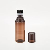 Flacon applicateur transparent en PET de 150 ml, 45x147 mm, vide, pour teinture capillaire, colle, liquide, emballage plastique
