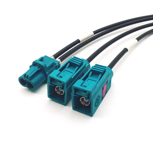 <span class=keywords><strong>RSBG</strong></span> Dual Mini FAKRA Buchse auf 2*FAKRA Z Buchse GMSL2 Kamerakabel-Baugruppe - Product Image 1