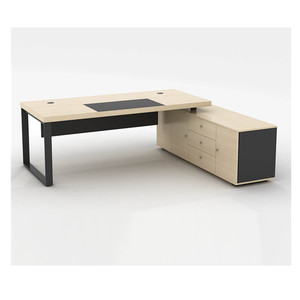 Chine en bois simple moderne bureau secrétaire <span class=keywords><strong>table</strong></span> d'ordinateur - Product Image 3
