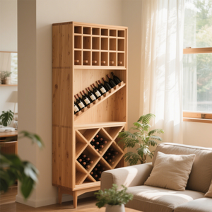 Tùy Chỉnh Bằng Gỗ Rượu Vang Giá Thiết Kế Thông Minh Rượu Vang Hầm Hệ Thống Được Xây Dựng Trong Tủ Rượu Vang Cho Nhà Thương Mại - Product Image 4