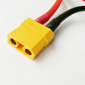 Connecteur Deans <span class=keywords><strong>T</strong></span> Plug / <span class=keywords><strong>XT</strong></span> rouge/noir pour batterie Lipo RC, accessoire soudé avec fil en silicone 10AWG/12AWG - Product Image 5