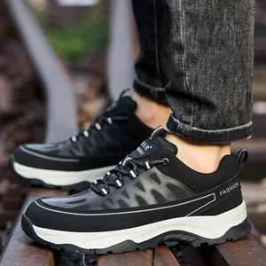 Chaussures de marche légères à semelle souple et solide, anti-choc, respirantes, pour hommes, style sport - Product Image 6