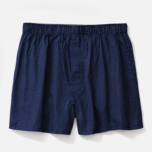 Shorts de nuit en coton tissé personnalisés pour hommes à faible MOQ, boxers imprimés sur toute la surface pour hommes, directement de l'usine - Product Image 1